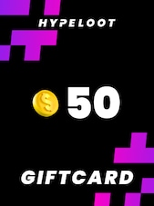 HypeLoot Giftcard 50 USD HypeLoot Schlüssel GLOBAL