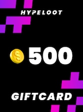 HypeLoot Giftcard 500 USD HypeLoot Schlüssel GLOBAL