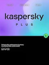 Kaspersky 2025 - Plus PC, Android, Mac, iOS 5 Devices 1 Year Kaspersky Key GLOBAL
