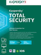 Kaspersky Total Security 2021 - PC, Android, Mac, iOS 1 Yıl Kaspersky Anahtar KÜRESEL