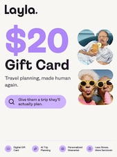 Layla AI Travel Gift Card 20 EUR Layla Clave GLOBAL