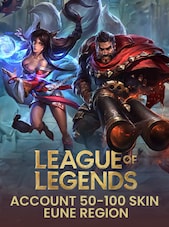 League of Legends Account EUNE server 50-100 Skins PC League of Legends Account Account GLOBAL