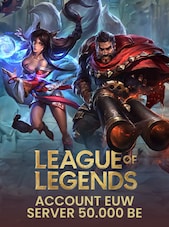 League of Legends Account EUW server 50000 Blue Essence PC League of Legends Account Cuenta GLOBAL