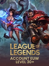 League of Legends Account EUW server Level 30+ PC League of Legends Account Account GLOBAL