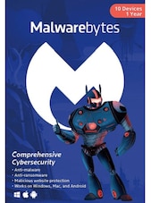 Malwarebytes Anti-Malware Premium - PC 10 Devices 1 an Malwarebytes Anti Malware Clé GLOBAL