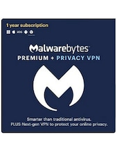 Malwarebytes + Privacy VPN - PC 4 Dispositivos 1 año Malwarebytes Anti Malware Clave GLOBAL