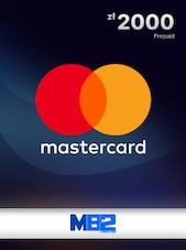 MasterCard Prepaid Gift Card 2000 PLN M82 Clé GLOBAL