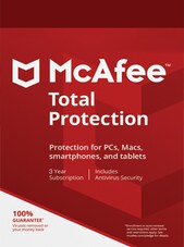 McAfee Total Protection Multidevice 1 Device 3 Years Key GLOBAL McAfee Key GLOBAL