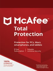 McAfee Total Protection - Multidevice 1 dispozitiv 3 Years McAfee Key GLOBAL