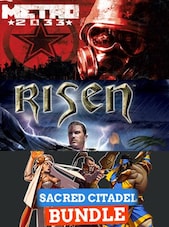 Metro 2033 + Risen + Sacred Citadel Bundle Steam Key GLOBAL Steam Anahtar KÜRESEL