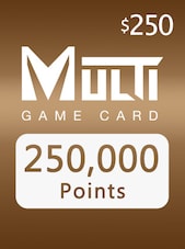 MGC -Multi Game Cards 250000 points - 250 USD MultiGameCard Key GLOBAL