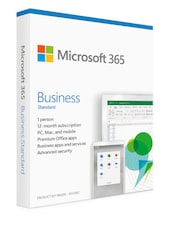 Microsoft Office 365 Business - PC, Android, Mac, iOS 1 usuario 1 año Microsoft Clave AMÉRICA LATINA