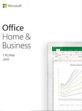 Microsoft Office Home & Business 2019 - PC, Mac 1 Cihaz Ömür boyu Microsoft Anahtar KÜRESEL