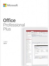 Microsoft Office Professional 2019 - Plus MAC 1 urządzenie Microsoft Klucz GLOBALNY