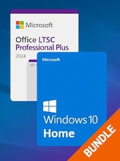 Microsoft Windows 10 Home & Microsoft Office 2024 LTSC Pro Plus Bundle - PC Microsoft Key GLOBAL