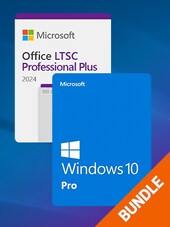 Microsoft Windows 10 Pro & Microsoft Office 2024 LTSC Pro Plus Bundle (PC) - Microsoft Key - GLOBAL Microsoft Key GLOBAL