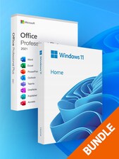 Microsoft Windows 11 Home & Microsoft Office Professional 2021 Plus Bundle - Microsoft Key - GLOBAL Microsoft Key GLOBAL