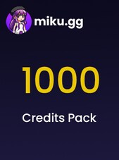 MikuGG Gift Card 1000 credits-pakket MikuGG Sleutel GLOBAL