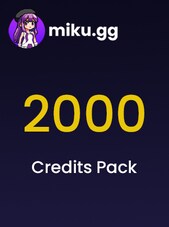 MikuGG Gift Card 2000 credits-pakket MikuGG Sleutel GLOBAL