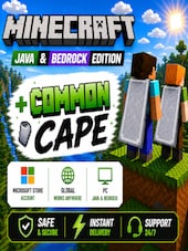 Minecraft: Java & Bedrock Edition + Common Cape PC Microsoft Store Account GLOBAL