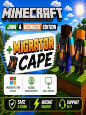 Minecraft: Java & Bedrock Edition + Migrator Cape PC Microsoft Store Account GLOBAL