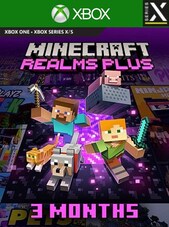 Minecraft Realms Plus Subscription Xbox One, Series X/S 3 měsíce Xbox Live Klíč GLOBÁLNÍ
