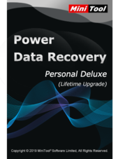 MiniTool Power Data Recovery Personal - Deluxe 3 PC di durata MiniTool Solution Chiave GLOBALE