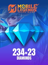 Mobile Legends: Bang Bang 257 Diamonds (234 Diamonds + 23 Bonus) Directe opwaardering GLOBAL