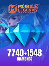 Mobile Legends: Bang Bang 9288 Diamonds (7740 Diamonds + 1548 Bonus) Directe opwaardering GLOBAL