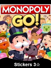 Monopoly Go Stickers - Alle 3-Sterren Stickers MMOPIXEL Speler Handel GLOBAL