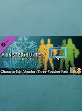 Monster Hunter: World - Character Edit Voucher: Three-Voucher Pack PC Steam Gift GLOBAL