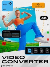 Movavi Video Converter 2026 - PC 1 dispozitiv Pe viață Movavi Cheie GLOBAL