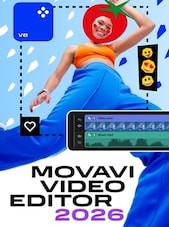 Movavi Video Editor 2026 - PC 1 Cihaz 1 Yıl Movavi Anahtar KÜRESEL