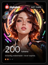 MyBabes.AI Gift Card 200 Tokens MyBabes.ai Klíč GLOBÁLNÍ