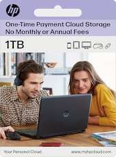 myHPcloud Cloud Storage Platform One-Time Payment Gift Card - 1 TB myHPcloud Key APAC