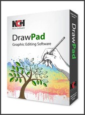 NCH: DrawPad Graphic Design - PC 1 zařízení Doživotní NCH Klíč GLOBÁLNÍ