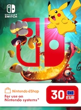 Nintendo eShop Card 30 EUR Nintendo eShop Key EUROPE