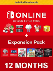 Nintendo Switch Online Membership Individual + Expansion Pack 12 Months Nintendo eShop Key EUROPE