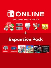 Nintendo Switch Online Membership Individual + Expansion Pack 12 Months Nintendo eShop Key EUROPE