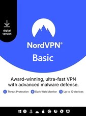 NordVPN Basic VPN Service PC, Android, Mac, iOS 10 eszköz 1 év NordVPN Kulcs GLOBÁLIS