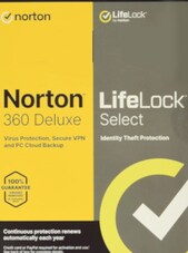 Norton 360 Deluxe + LifeLock Identity Advisor - PC 6 měsíců NortonLifeLock Klíč SPOJENÉ STÁTY