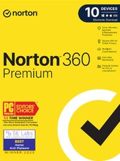Norton 360 - Premium + 75 GB Cloud Storage PC 1 anno NortonLifeLock Chiave CANADA