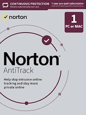 Norton AntiTrack - PC, Mac 1 rok NortonLifeLock Klucz GLOBALNY
