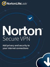 Norton Secure VPN PC, Android, Mac, iOS 1 Apparaat 1 jaar NortonLifeLock Sleutel GLOBAL