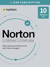 Norton Utilities Ultimate (PC) (10 Devices, 1 Year) - NortonLifeLock Key - NORTH & CENTRAL & SOUTH AMERICA NortonLifeLock Key NORTH & CENTRAL & SOUTH AMERICA