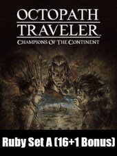 Octopath Traveler: Champions of the Continent Robijnenset A (16 + 1 bonus) Directe opwaardering PHILIPPINES