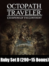 Octopath Traveler: Champions of the Continent Ruby Set D (290 + 15 Bonus) In App PHILIPPINES