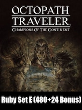 Octopath Traveler: Champions of the Continent Ruby Set E (480 + 24 Bonus) In App PHILIPPINES