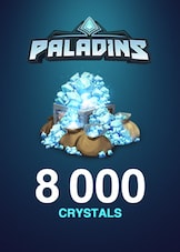 Paladins Crystals GLOBAL 8 - 8 000 kryształów Klucz GLOBALNY