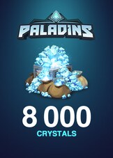 Paladins Crystals GLOBAL 8 Key GLOBAL 8000 Crystals Paladins Klíč GLOBÁLNÍ